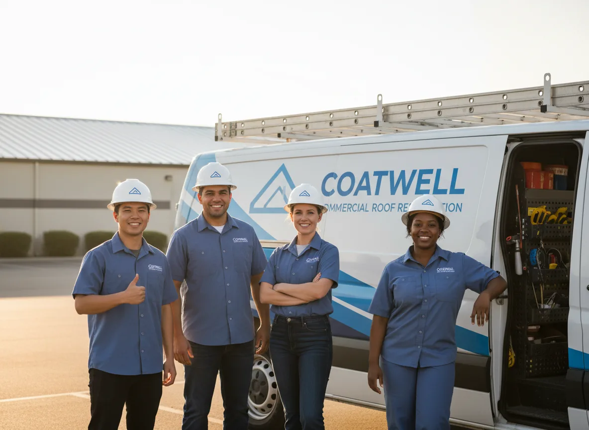 Commercial roof coating company in Union Center, WI